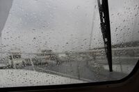 Regen im Hafen